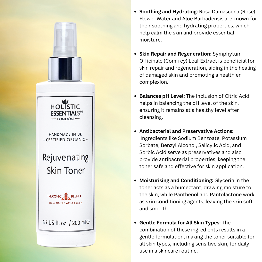 Rejuvenating Skin Toner | Holistic Essentials