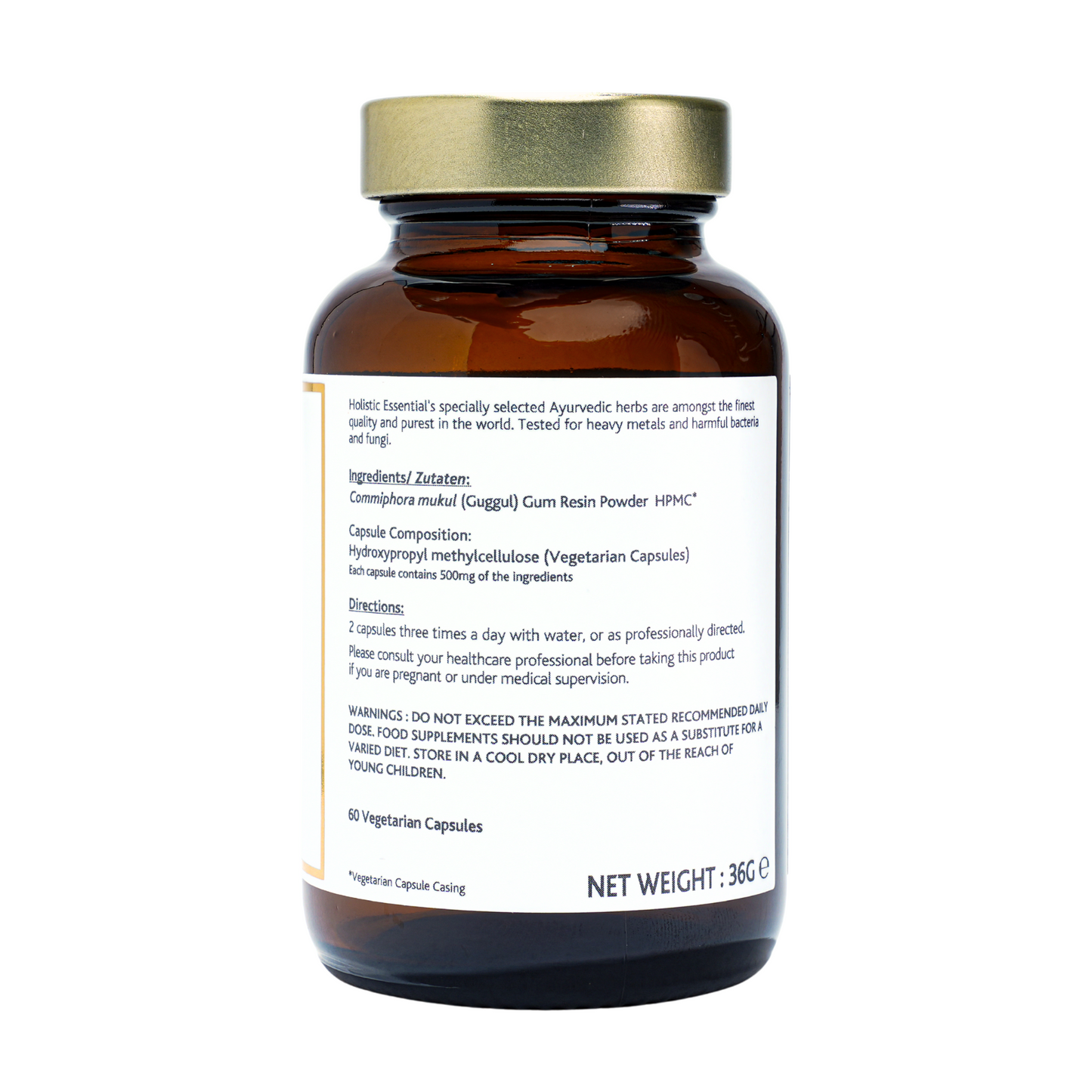Pure & Natural Guggul | Holistic Essentials