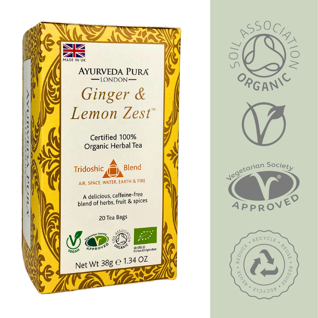 Ginger & Lemon Zest - Herbal Tea | Holistic Essentials