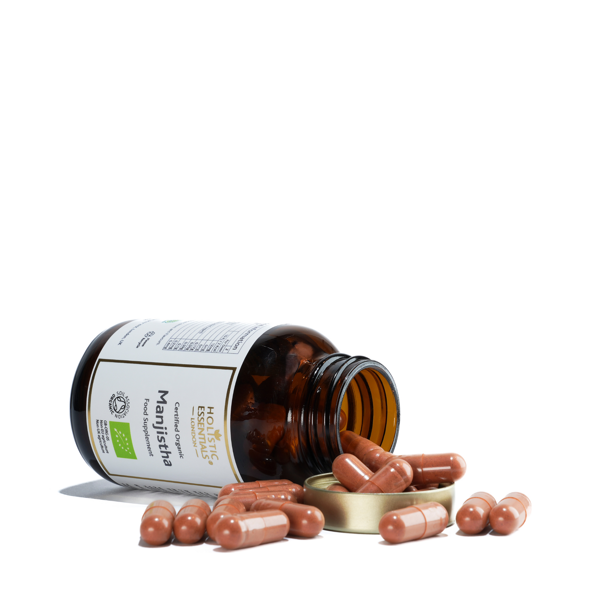 Certified Organic Manjistha Capsules | Holistic Essentials
