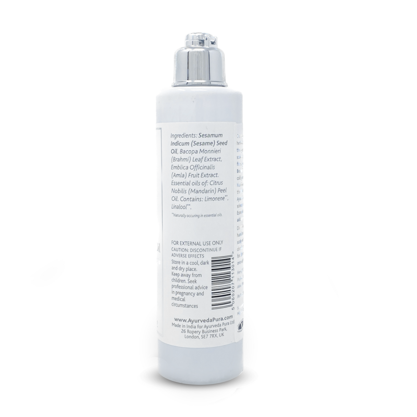 Nourishing Hair Oil with Brahmi, Amla & Mandarin 200ml | Holistic Essentials