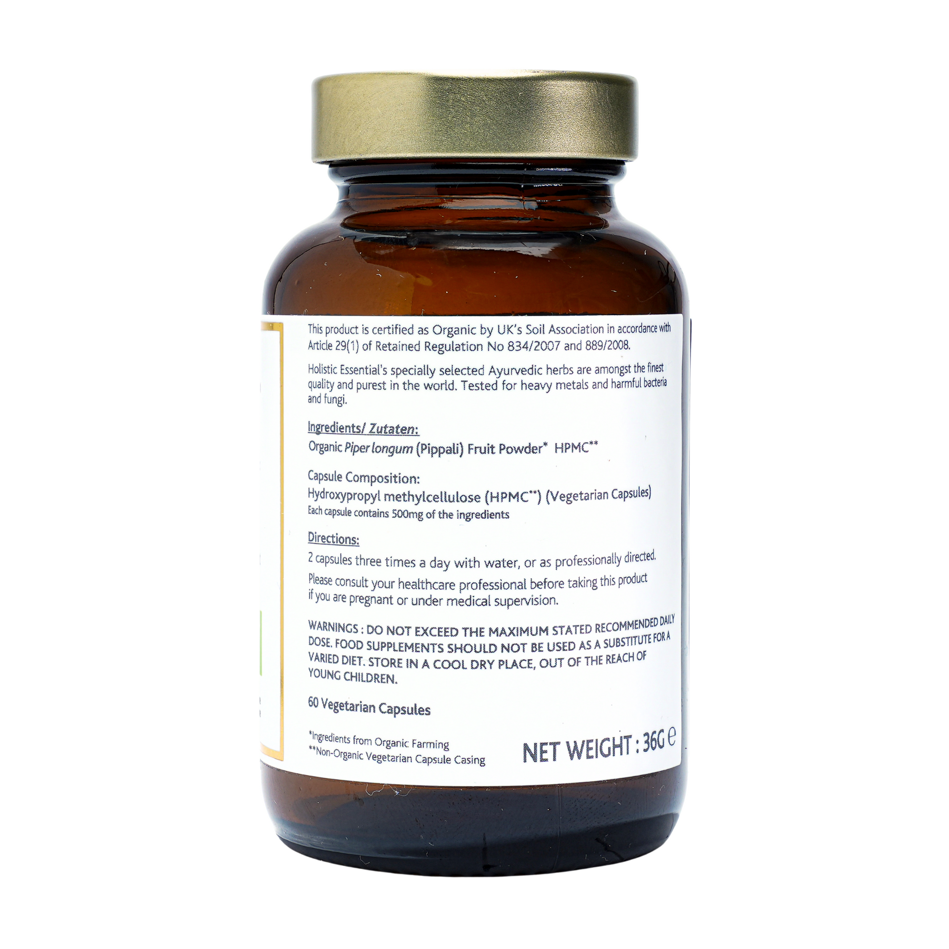 Pippali Herbal Capsules | Holistic Essentials