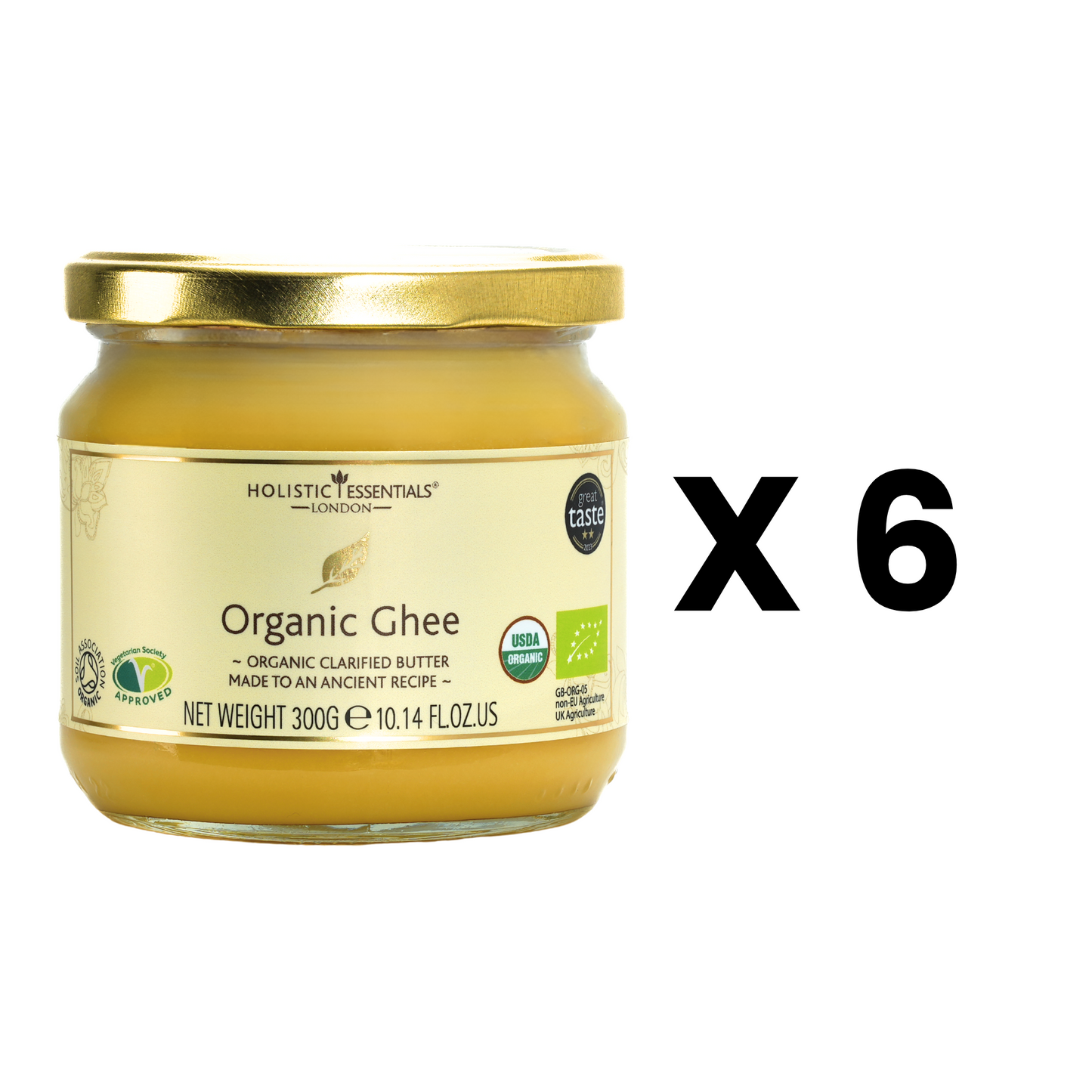 Organic Ghee x 6 | Holistic Essentials