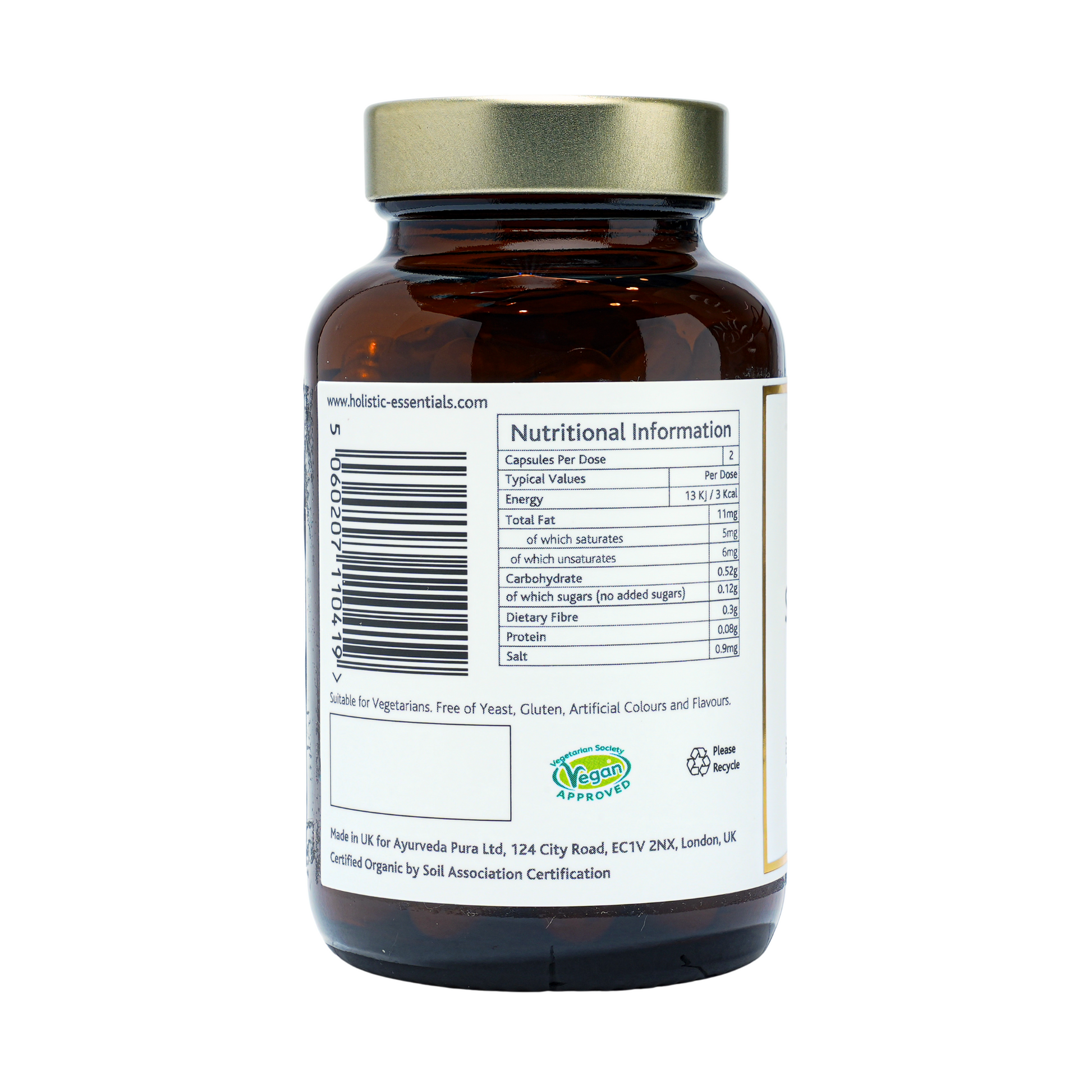 Organic Shatavari Capsules | Holistic Essentials
