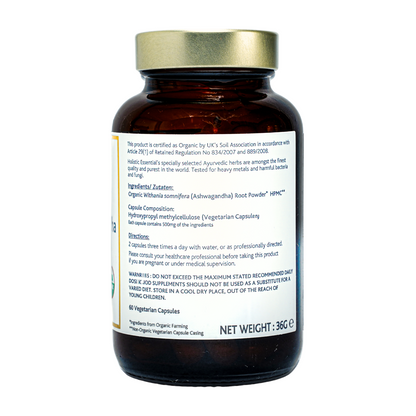 Certified Organic Ashwagandha | Holistic Essentials