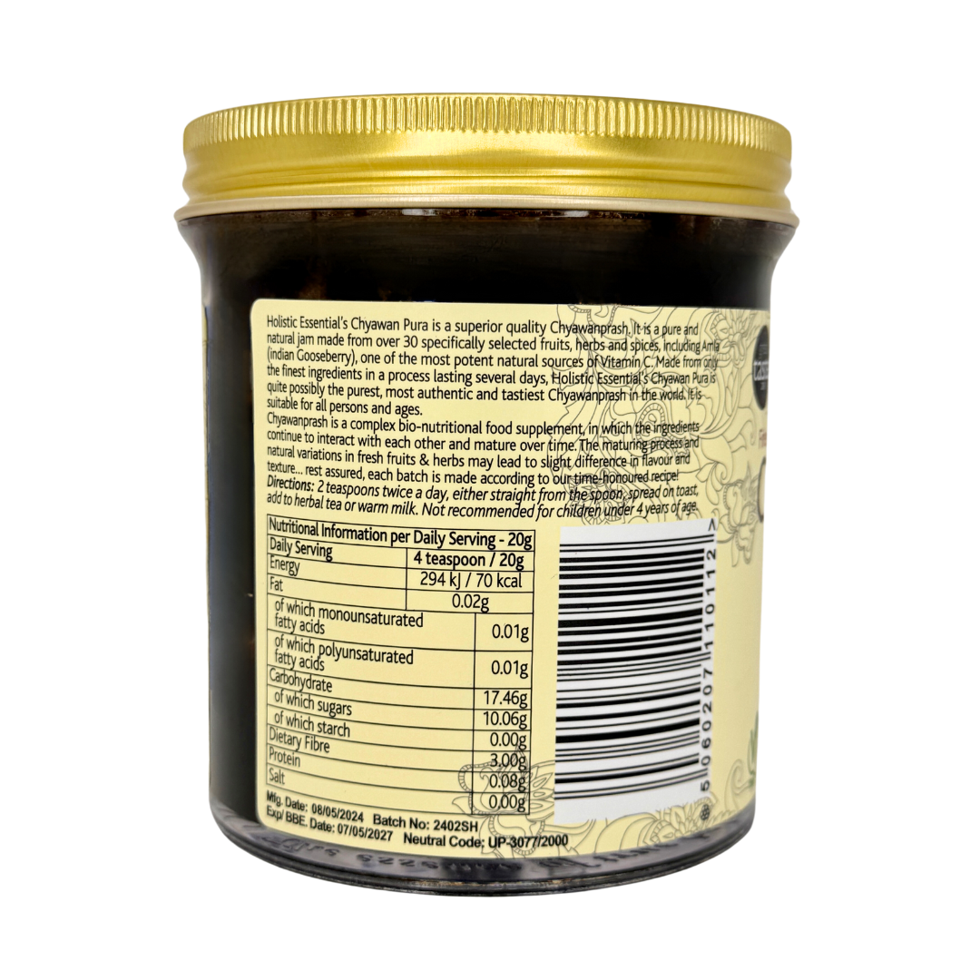 Nutritional information of Chyawanprash