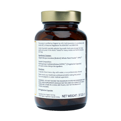 Organic Brahmi Capsules | Holistic Essentials