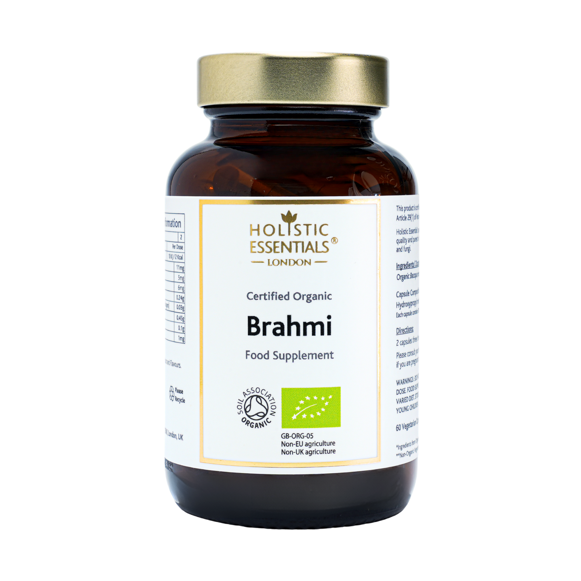 Organic Brahmi Capsules | Holistic Essentials