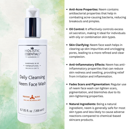 Daily Cleansing Neem Face Wash | Holistic Essentials