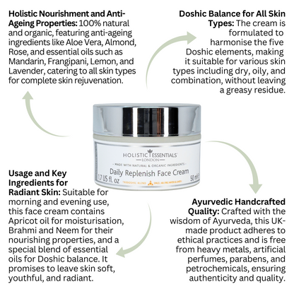 Daily Replenish Face Cream - Re-Balance Formula | Holistic Essentials
