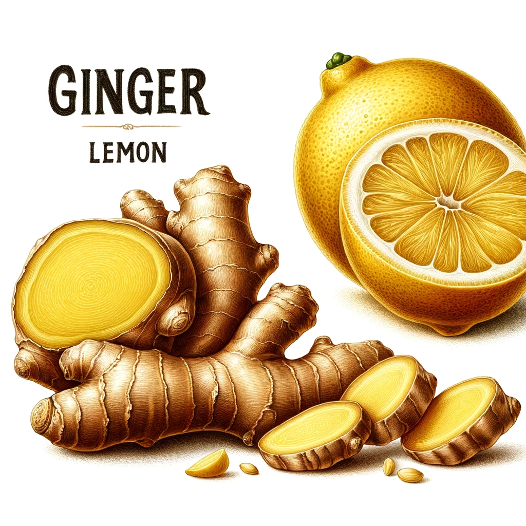 Ginger & Lemon Zest™ - Organic Herbal Tea - Tridoshic Blend