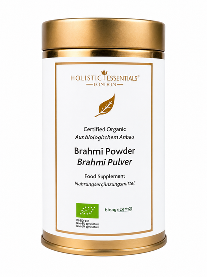 Organic Brahmi Powder - 400g - Pure & Natural | Holistic Essentials