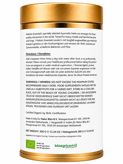 Pure & Natural Tulsi Powder -350G | Holistic Essentials - Directions