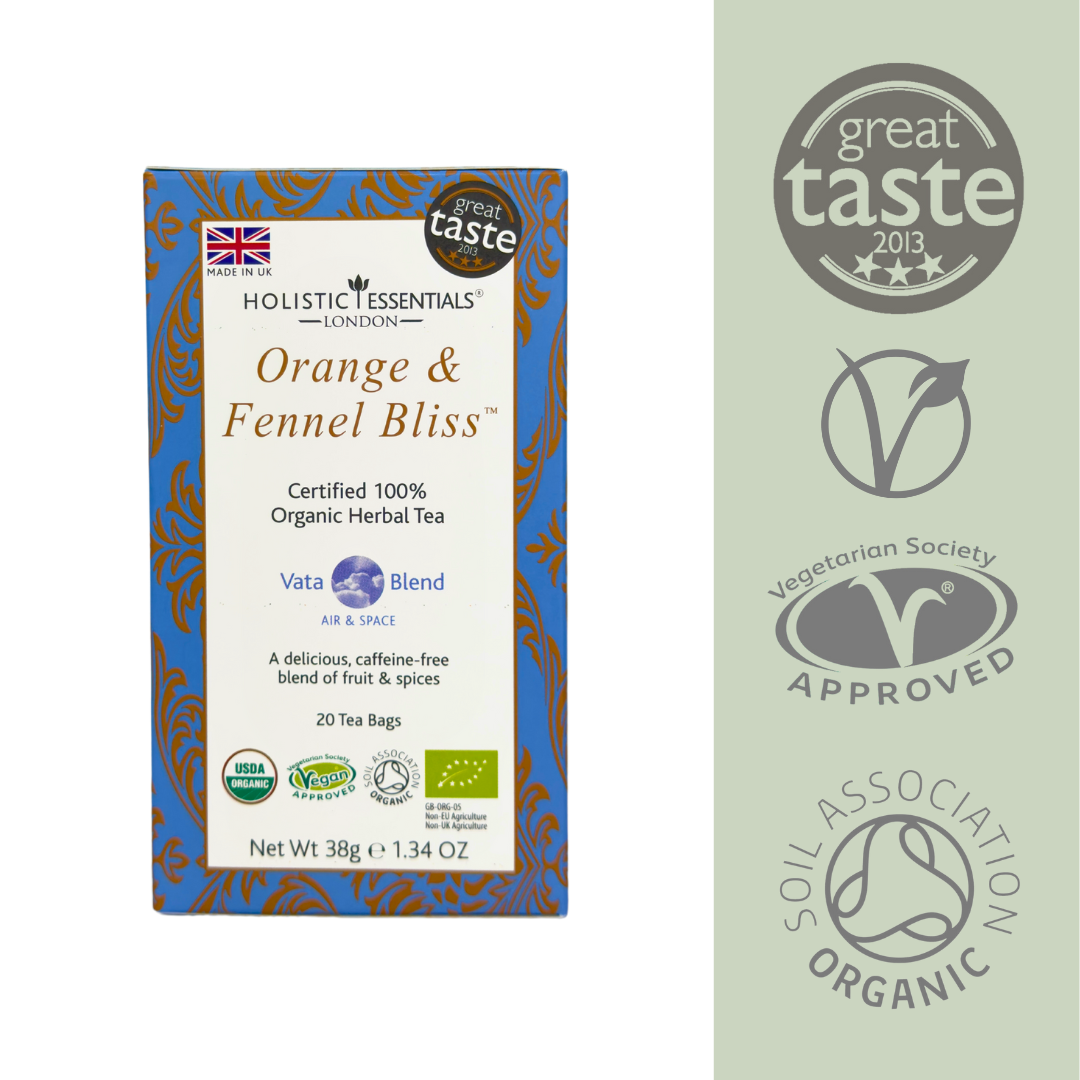 Orange & Fennel Bliss™ - Organic Herbal Tea - Vata Blend