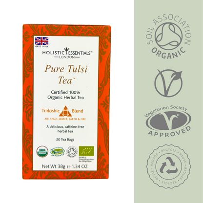 Pure Tulsi Tea™ - Organic Herbal Tea - Tridoshic Blend