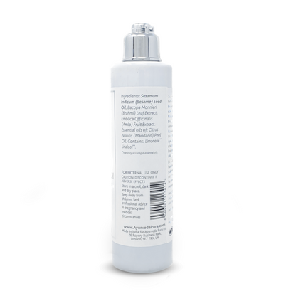 Nourishing Hair Oil with Brahmi, Amla & Mandarin 200ml | Holistic Essentials