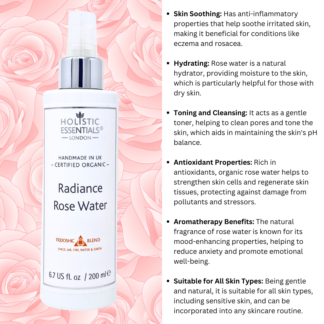 Radiance Rose Water - Certified Organic