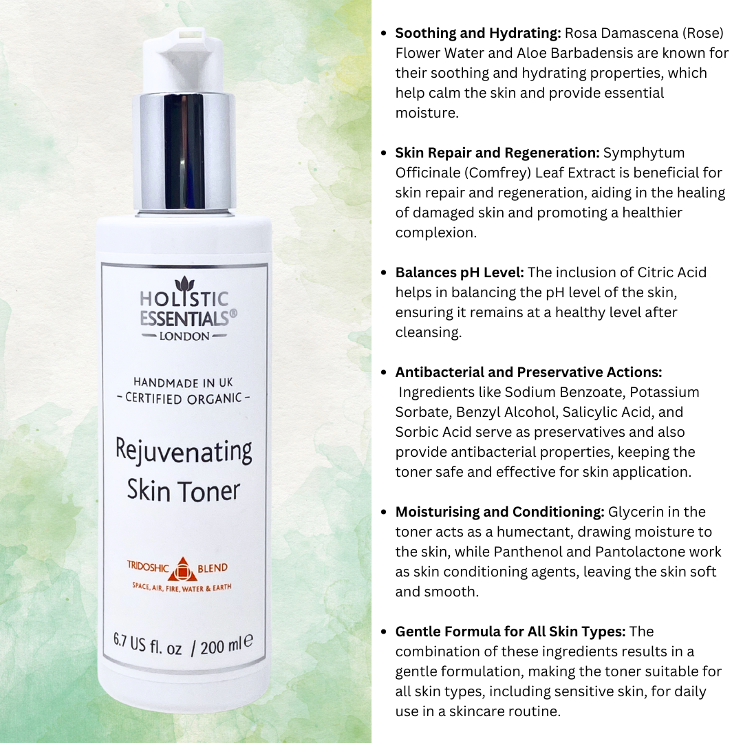 Rejuvenating Skin Toner | Holistic Essentials