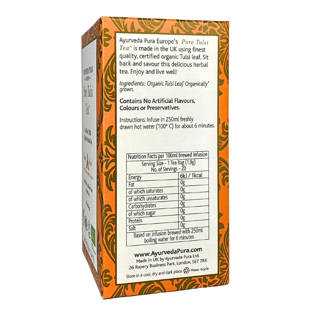 Pure Tulsi Tea™ - Organic Herbal Tea - Tridoshic Blend