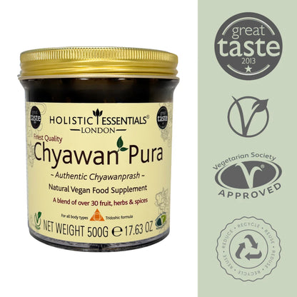 Chyawan Pura Chyawanprash- Authentic Ayurvedic Fruit & Herb Jam 500g