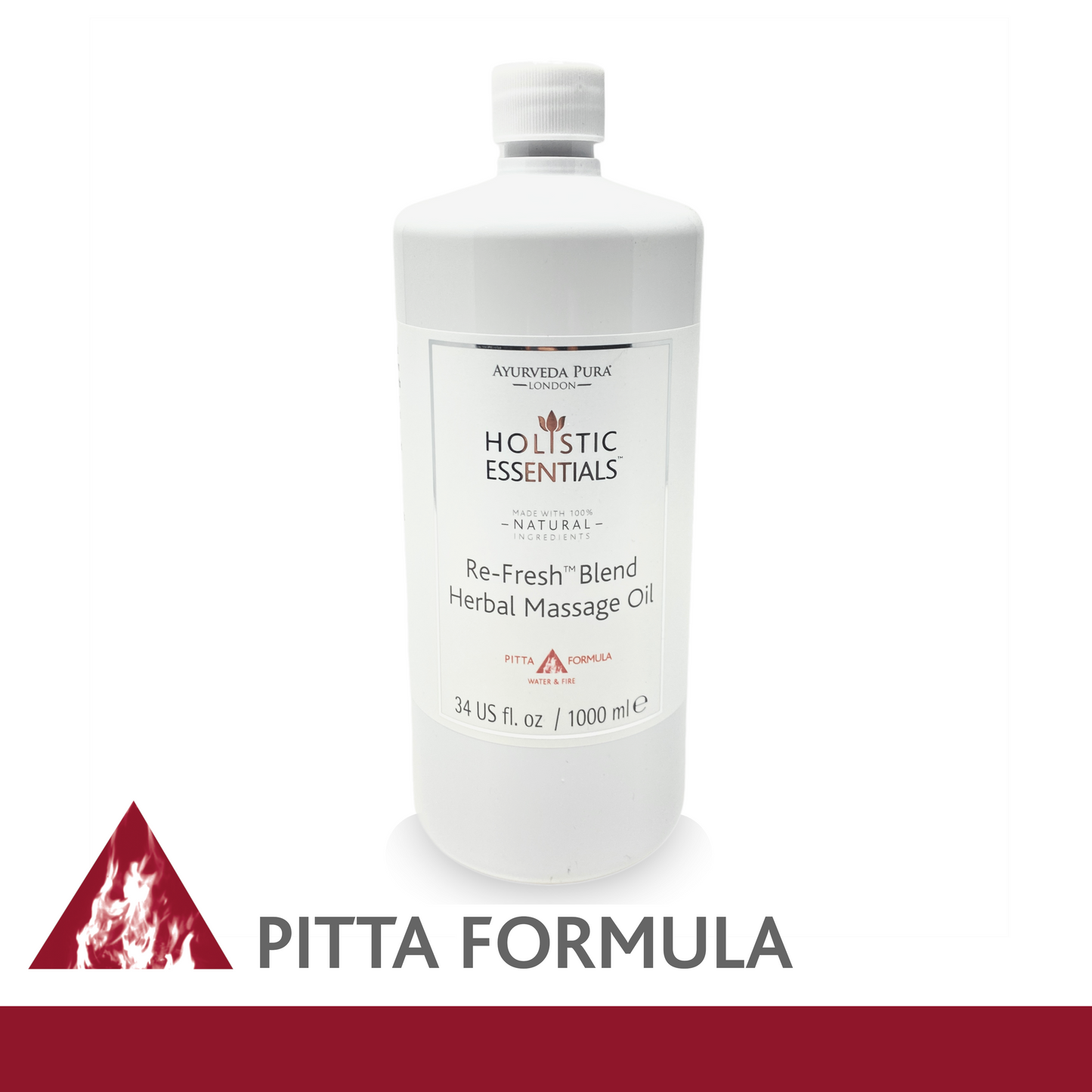 Re-Fresh Blend Herbal Massage Oil - Pitta Formula