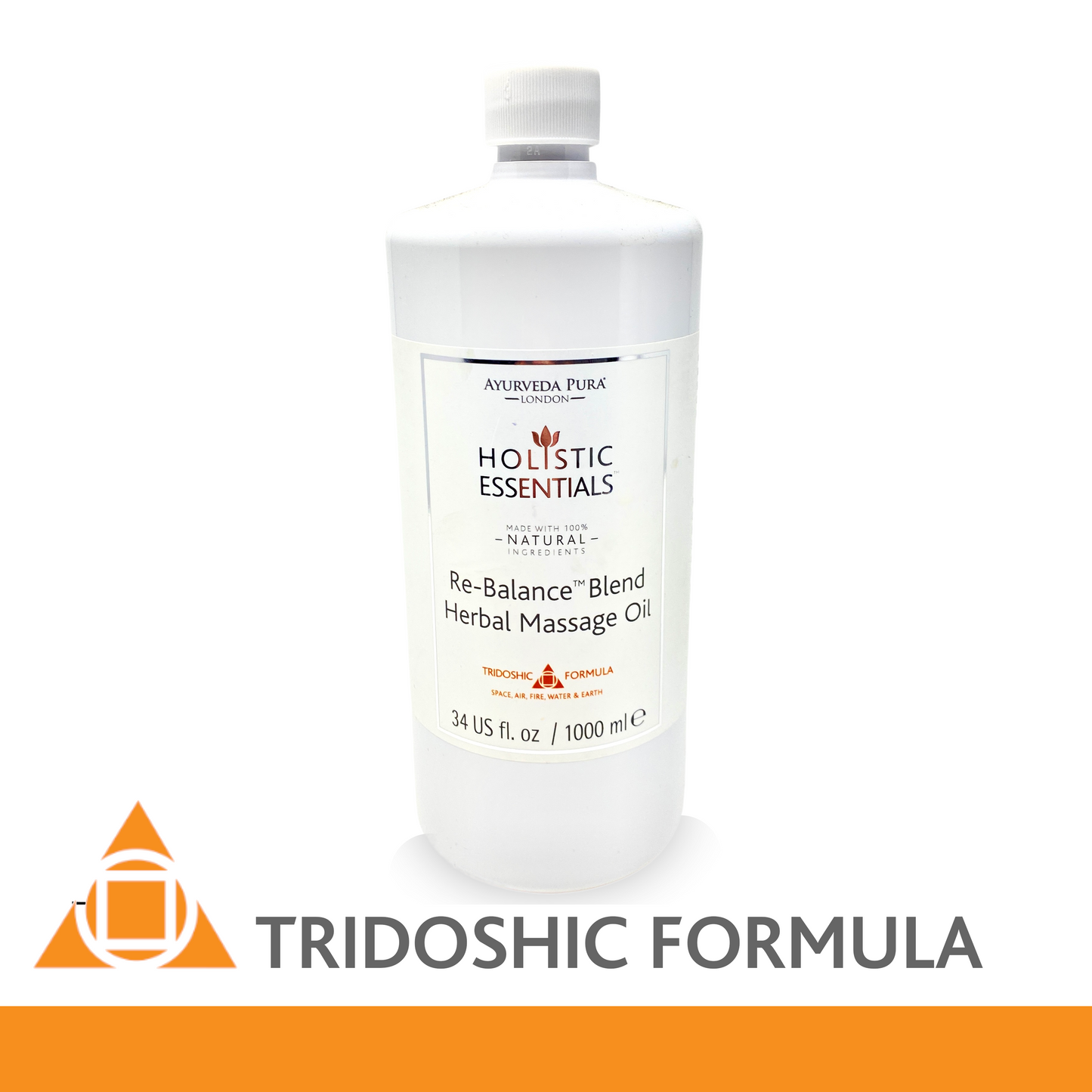 Re-Balance Blend Herbal Massage Oil - Tridoshic Formula