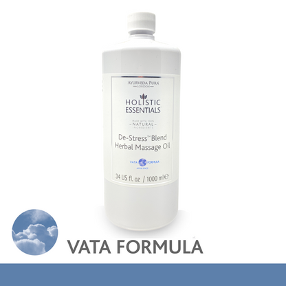 De-Stress Blend Herbal Massage Oil - Vata Formula