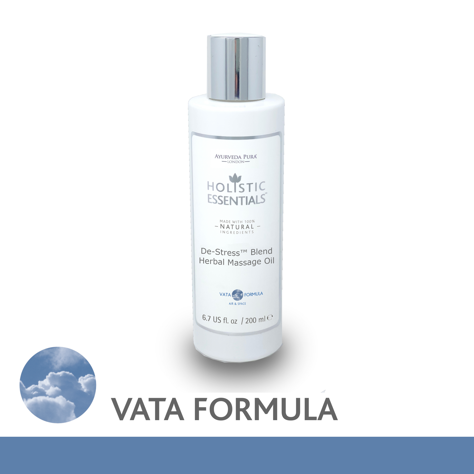 De-Stress Blend Herbal Massage Oil | Holistic Essentials