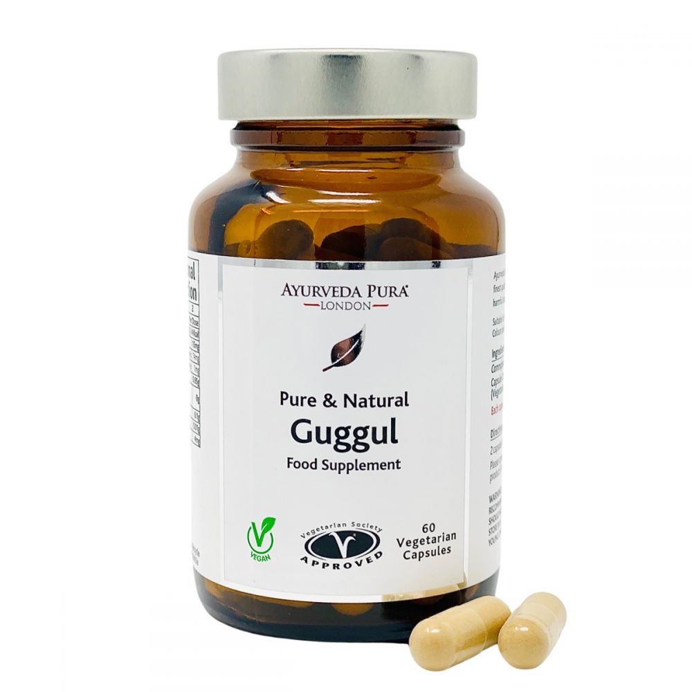 Pure & Natural Guggul 60 Herbal Capsules | Holistic Essentials